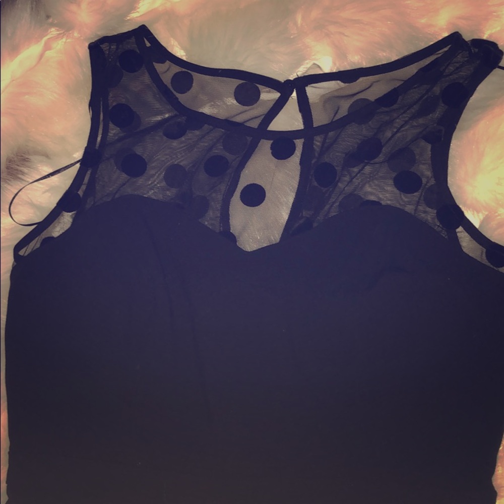 Short black dress